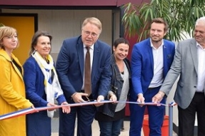 Inauguration des vestiaires sportifs du stade Léo Lagrange de Chenôve
